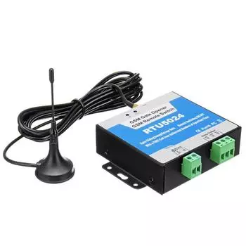 GSM устройство открывания дверей, дистанционный переключатель включения/выключения, бесплатный вызов, SMS-команда, управление антенной, стабильный сигнал, поддержка 850/900/1800/1900 МГц чёрный