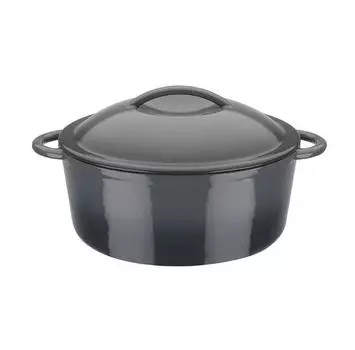 GSW cast iron сотейник 24 см - 4.0 литров GREY SHADOW
