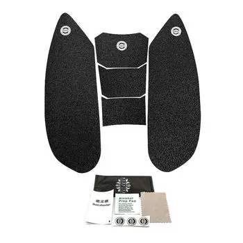 GSXR 600 K6 750 Защитная противоскользящая наклейка на бак, газовая наколенница, тяговая боковая наклейка из ПВХ для Suzuki GSXR600 GSXR750 чёрный