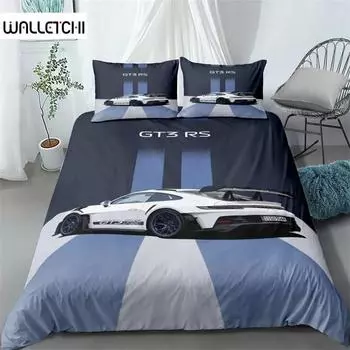 Gt3 Rally Duvet Cover Set King Queen Double Full Twin Single Size Bed Linen Set 135x200cm 2pcs