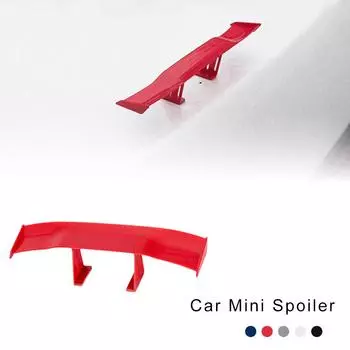 GT Style Small Rear Trunk Spoiler Wing Car Rear Spoiler Wing Model Accessories Auto Decoration Mini Small J0C7