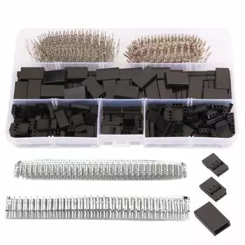 GTIWUNG Futaba J-образный разъем сервопривода, пара кабелей сервопривода, 80 комплектов, набор инструментов для обжима DuPont, комплект разъемов DuPont, штекер/гнездо