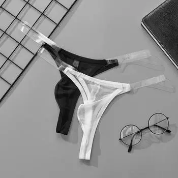 GTOPX Прозрачные персонализированные мужские U-образные сексуальные футболки L