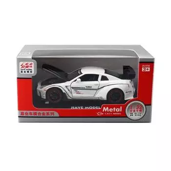 Gtr Alloy R35 Car Model 132 With Light Sound Open Doors For Kids Gift