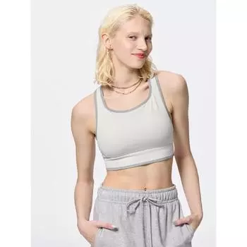 GU by Uniqlo Активный бюстгальтер Ga+e 03 GRAY/XS