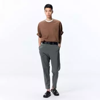 GU by Uniqlo эластичные брюки до щиколотки + длина EC 74,0 см