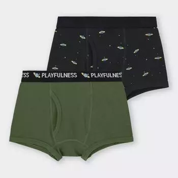 GU by Uniqlo Боксеры для мальчиков 2P Planet