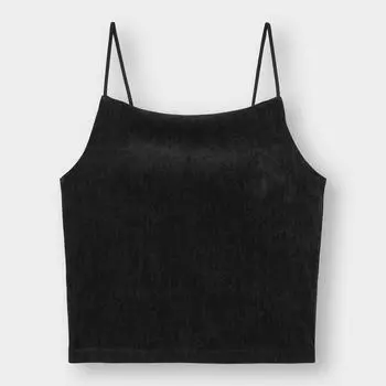 GU by Uniqlo бюстгальтер из фетра велюровая укороченная кофточка