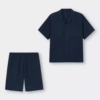 GU by Uniqlo Cold Feel OSA Rayon Pajamas+EC Short Sleeve Shorts