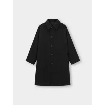 Gu By Uniqlo Cozy Melton Balmacarn Coat+os US Характеристики 09 BLACK/XS
