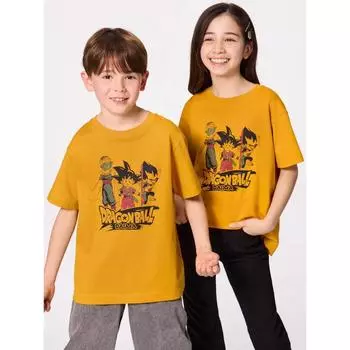 GU by Uniqlo Детская футболка унисекс с рисунком Dragon Ball Daima 25 ORANGE/100cm