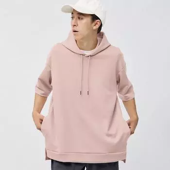 GU by Uniqlo Dry Double Face Hoodie с рукавом 5 минут