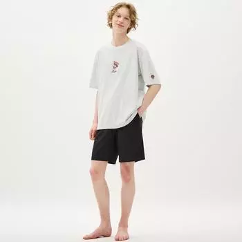 GU by Uniqlo Dry Lounge Set шорты с короткими рукавами ONE PIECE