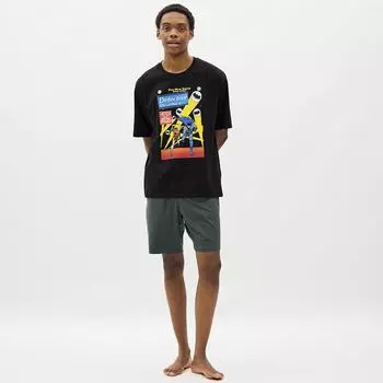 GU by Uniqlo Dry Lounge Set шорты с короткими рукавами BATMAN