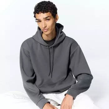 Толстовка с капюшоном Gu By Uniqlo Double Face 00 WHITE/XS