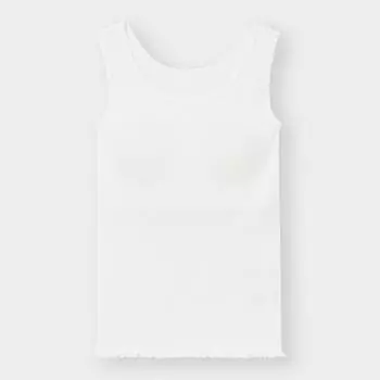 GU by Uniqlo GIRLS бюстгальтер в тонкую рубчиковую майку