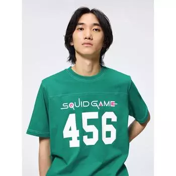 GU by Uniqlo Графическая игра T neTflix Series Squid 55 GREEN/M