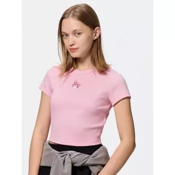 Gu By Uniqlo Graphic Mini T Sanrio characTers+e 12 PINK/S