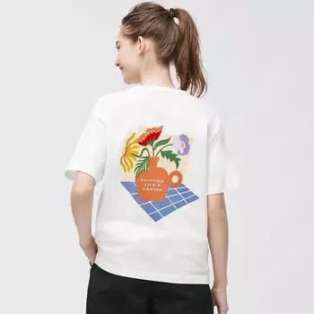 GU by Uniqlo Graphic T, 5-минутный конверт Art +EC