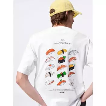 Gu By Uniqlo Graphic T Омиягэ Юносукэ +x 00 WHITE/S