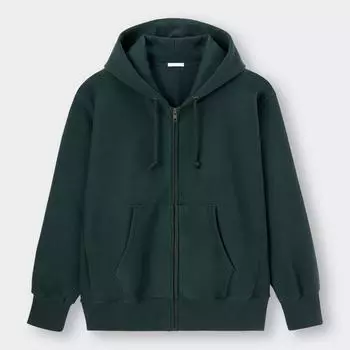 GU by Uniqlo Heavyweight Big Sweat Толстовка с молнией и длинными рукавами