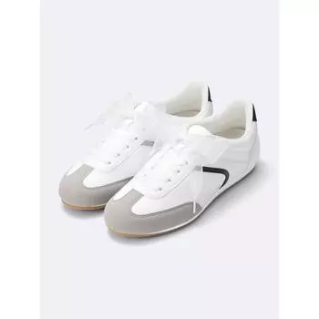 GU by Uniqlo Кроссовки с ленточками 01 OFF WHITE/XS