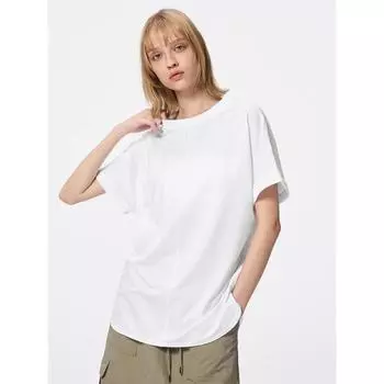 GU by Uniqlo Крупногабаритные T R 01 OFF WHITE/XS