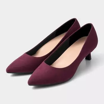 GU by Uniqlo marshmallow pumps wide 2E +E 4.5 cm heel