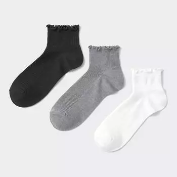 Носки до щиколотки GU by Uniqlo Mellow 3P 80 MULTI PATTERN 1/ONE SIZE