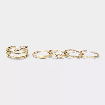 GU by Uniqlo металлическое узкое свободное кольцо 5P