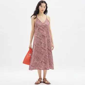 GU by Uniqlo расклешенное платье-бретелька-бандана +EC, короткая длина 110,0–119,0 см