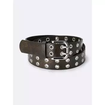 GU by Uniqlo Ремень с двумя люверсами 09 BLACK/ONE SIZE