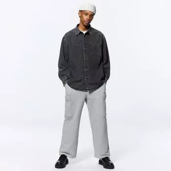 GU by Uniqlo Широкие брюки-карго Sweat NT+E