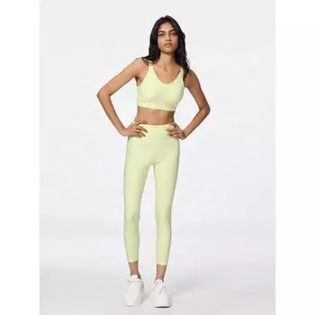 Gu By Uniqlo Soft Comfort Leggings Melange Ga 50 LIGHT GREEN/XS