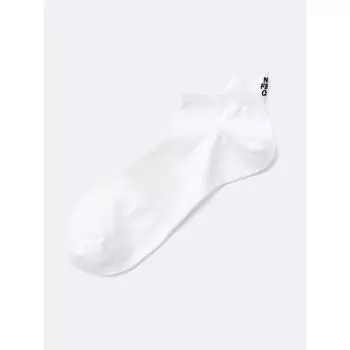 GU by Uniqlo Стильные сухие короткие носки с логотипом 01 OFF WHITE/2527cm