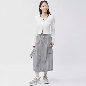 GU by Uniqlo Tech Car Trash Юбка+EC, короткая длина 76,0 80,0 см