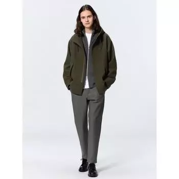 Gu By Uniqlo Теплые суперэластичные легкие брюки 07 GRAY/S