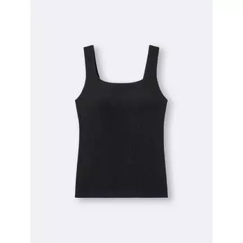 GU by Uniqlo Топ с квадратным вырезом Bra Feel 09 BLACK/S