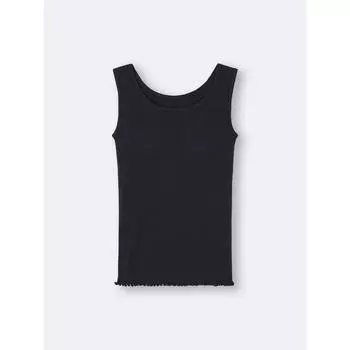 GU by Uniqlo Топ-топ в рубчик для девочек с бюстгальтером Feel Petite 01 OFF WHITE/140cm
