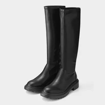 GU by Uniqlo ультраэластичные длинные сапоги 88 BLACK/S