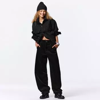 GU by Uniqlo Вельветовые брюки-бочонки+EC длина 81,0 см