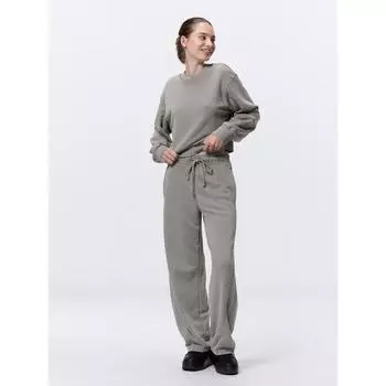 GU by Uniqlo Вымытые потные брюки Barrel Leg 03 GRAY/XS