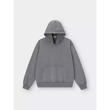 Gu By Uniqlo Washed Sweatshirt Hoodie+os US Технические характеристики 69 NAVY/S