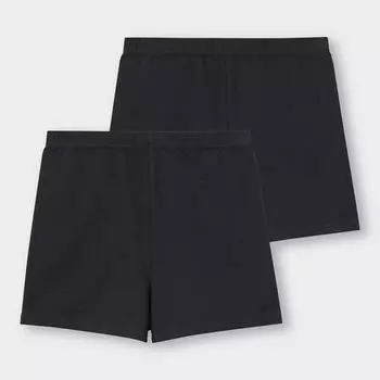 ГУ от Uniqlo GIRLS поверх брюк 2P 09 BLACK/100cm