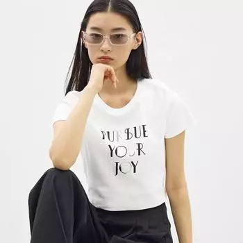 GU от Uniqlo Graphic Mini T с коротким рукавом +EC