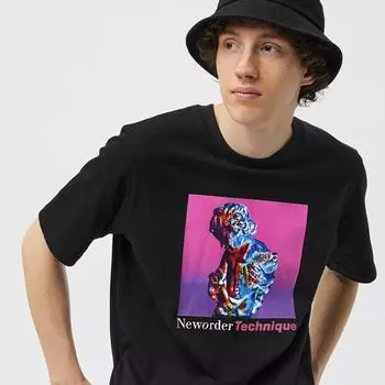 GU от Uniqlo Graphic T, 5-минутный конверт МУЗЫКА New Order 4