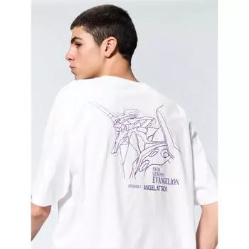 Гу от Uniqlo Graphic T Evangelion 00 WHITE/XS