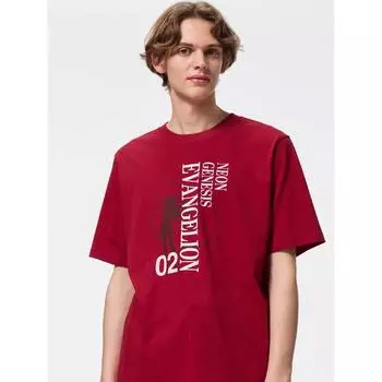 Гу от Uniqlo Graphic T Evangelion 15 RED/XS