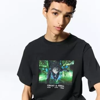 GU от Uniqlo Graphic T Призрак в доспехах SAC