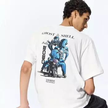 GU от Uniqlo Graphic T Призрак в доспехах SAC